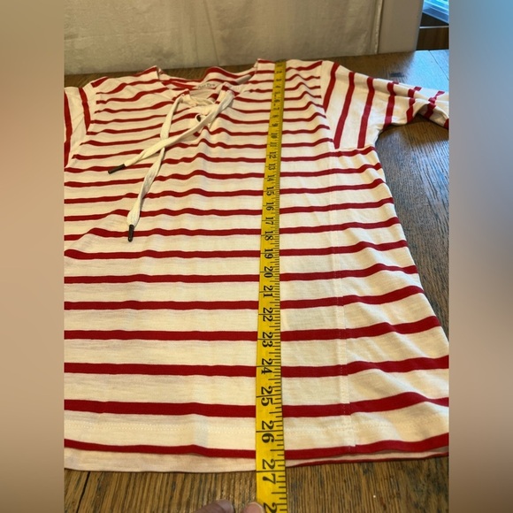 ❤️ PART TWO – Red & Cream Striped Top – Size S - Picture 10 of 10